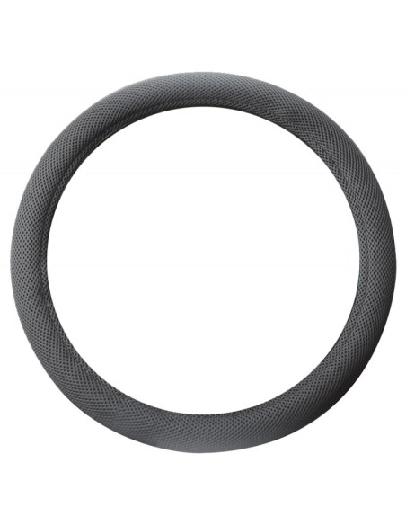 Coprivolante auto 37 39cm universale tessuto grigio antigrip