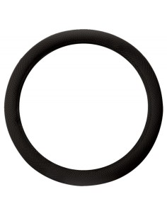 Coprivolante auto 37 39cm universale tessuto nero antigrip