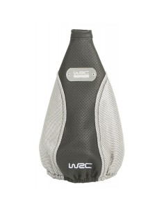 Cuffia cambio universale WRC in cuoio silver look