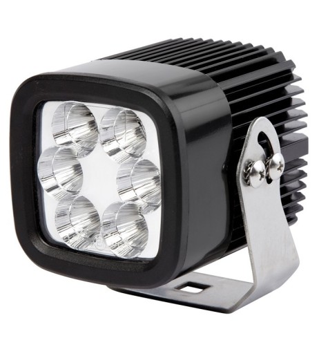 Faro da lavoro Cube 6 LED 12/24V IP67 18W fascio spot 88x100x106mm