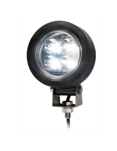 Faro da lavoro rotondo 4 LED 12/48V IP66 12W alluminio 120x150x84mm