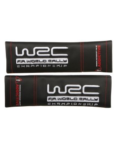 Kit 2 cuscini passacintura nere con ricamo WRC in rilievo