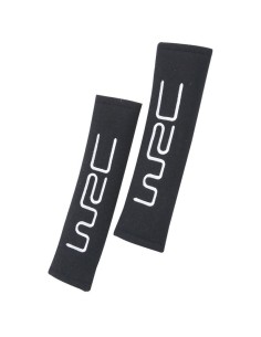 Kit 2 cuscini passacintura neri con ricamo WRC bianco