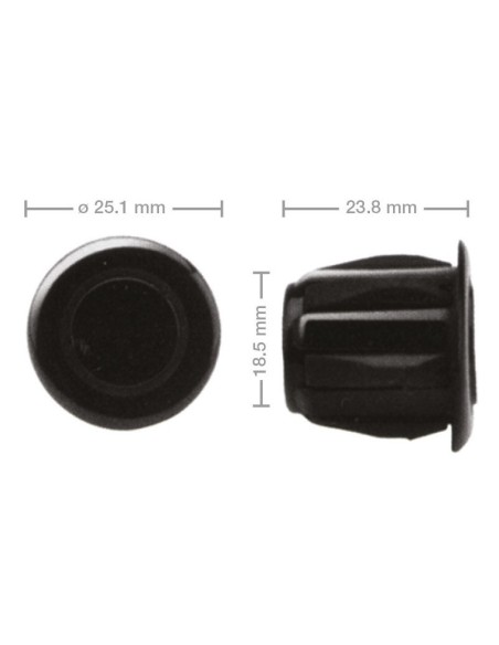 Kit 4 sensori di parcheggio Steelmate PS400C1 Posteriori con buzzer 12V