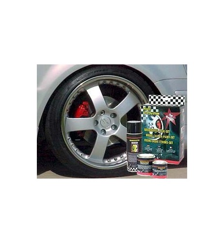 Kit verniciatura pinze freni ROSSO detergente + vernice + induritore DUPLICOLOR