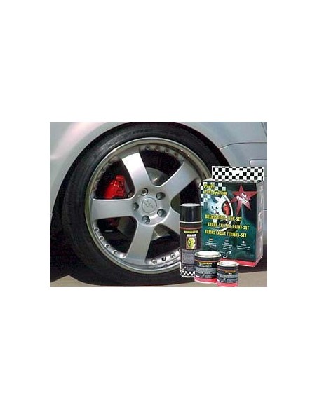 Kit verniciatura pinze freni ROSSO detergente vernice induritore DUPLIC