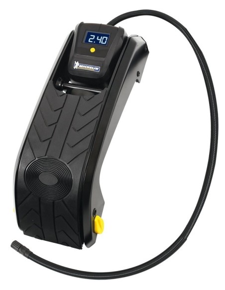 Pompa a pedale gonfiaggio con manometro digitale retroilluminato Michelin 