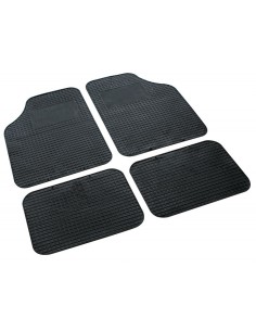 Tappeti tappetini auto in gomma universali neri antiscivolo Speed Driver