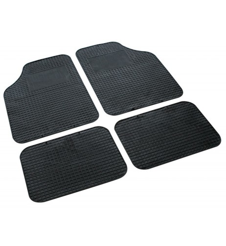 Tappeti tappetini auto in gomma universali neri antiscivolo Speed Driver