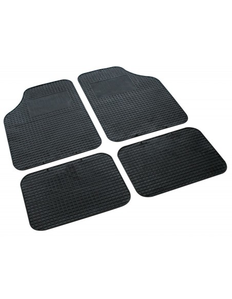 Tappeti tappetini auto in gomma universali neri antiscivolo Speed Driver