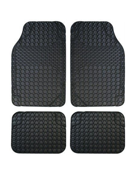 Tappeti tappetini auto in gomma universali neri Carmat4