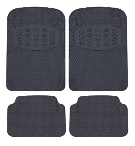 Tappeti tappetini auto in gomma universali neri inodore Unifit