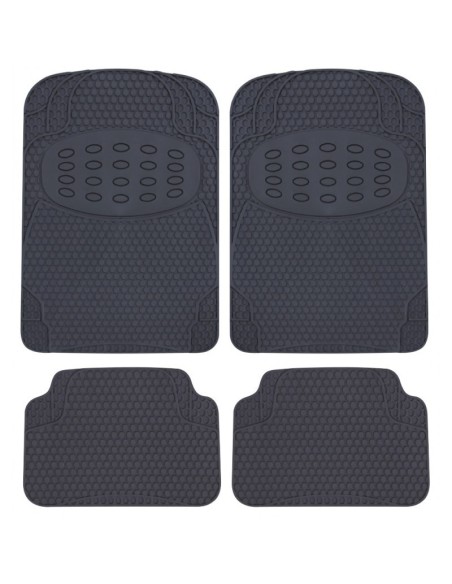 Tappeti tappetini auto in gomma universali neri inodore Unifit