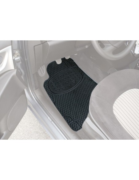 Tappeti tappetini auto in gomma universali neri inodore Unifit