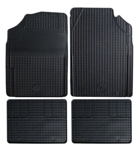 Tappeti tappetini auto in gomma universali neri SBR Global