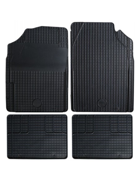 Tappeti tappetini auto in gomma universali neri SBR Global