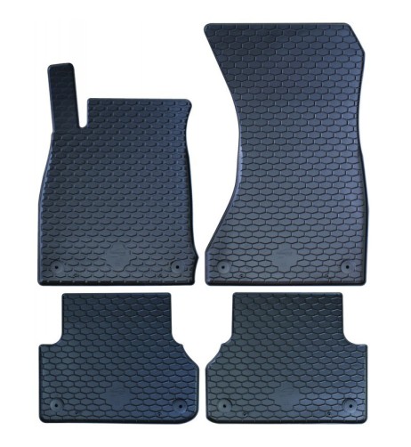 Tappeti tappetini auto su misura in gomma Audi Q7 dal 2015