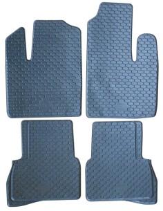 Tappeti tappetini auto su misura in gomma Fiat Doblo 2000-2009