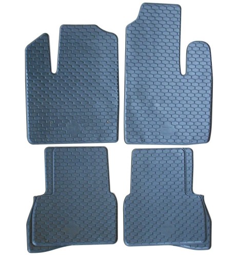 Tappeti tappetini auto su misura in gomma Fiat Doblo 2000-2009