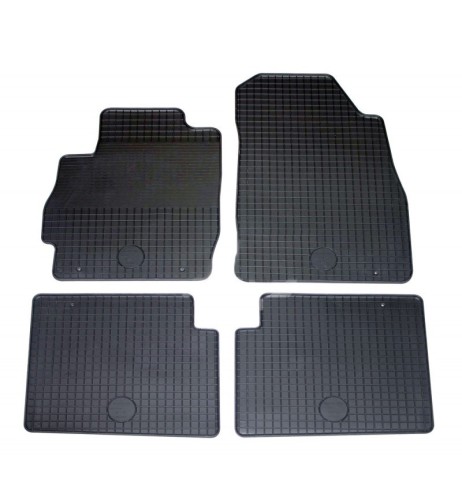 Tappeti tappetini auto su misura in gomma Mazda 2 2007-2015
