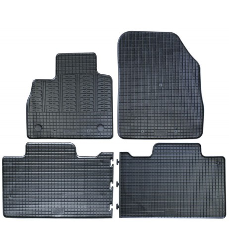 Tappeti tappetini auto su misura in gomma Renault Espace 2015-2023