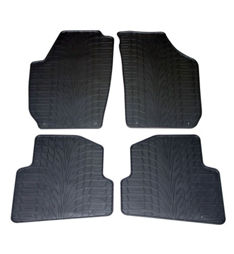 Tappeti tappetini auto su misura in gomma Skoda Fabia 2007-2014