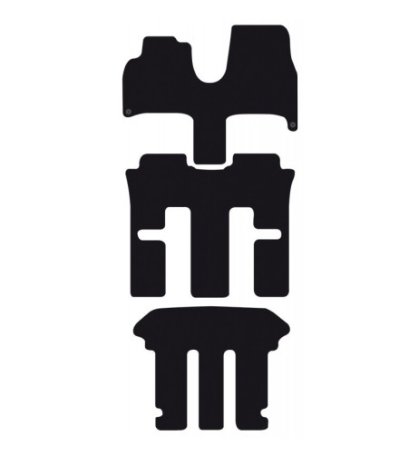 Tappeti tappetini auto su misura moquette Peugeot 807 2002-2014