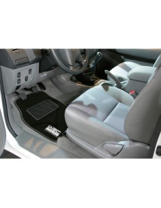 Tappeti tappetini auto universali WRC in moquette nera pelo raso 2