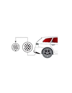Thule 9907 adattatore spina elettrica 7 13 pin