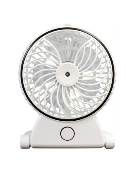 Ventilatore e umidificatore ad acqua nebulizzata USB ricaricabile