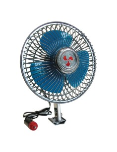 Ventilatore oscillante 12V auto diametro 17cm