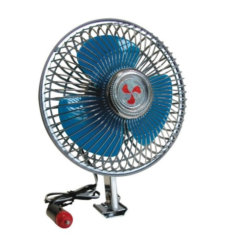 Ventilatore oscillante 12V auto diametro 17cm