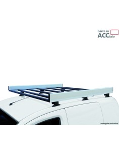 Bagagliera cestello G3 in acciaio Fiat Fiorino Qubo 2007 2024