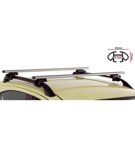 Barre portatutto corrimano Fiat Qubo 2008 2020
