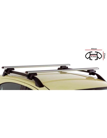 Barre portatutto corrimano Peugeot Bipper dal 2008