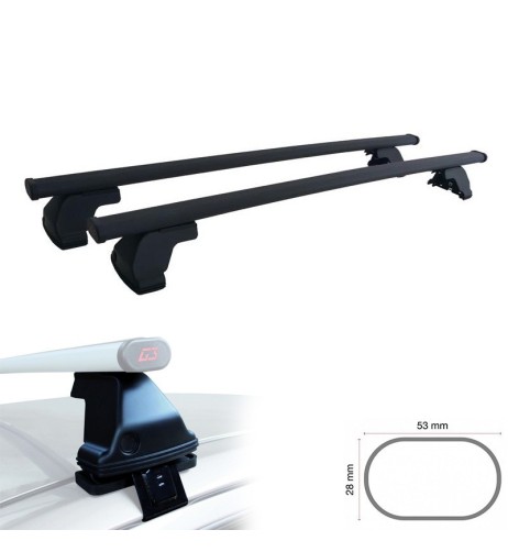 Barre portatutto portapacchi acciaio Hyundai ix20 5p dal 2010