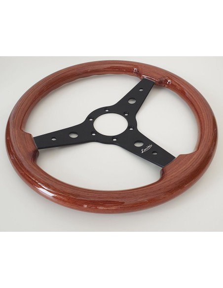 Volante universale vintage Luisi Montreal 340mm in mogano