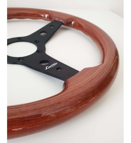 Volante universale vintage Luisi Montreal 340mm in mogano