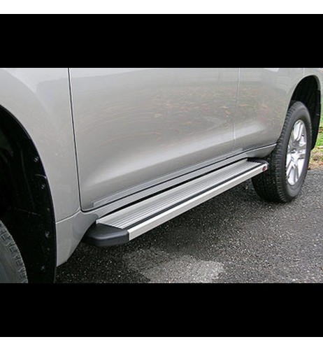 Pedane laterali STD squadrate alluminio Toyota Land Cruiser 150 3 porte