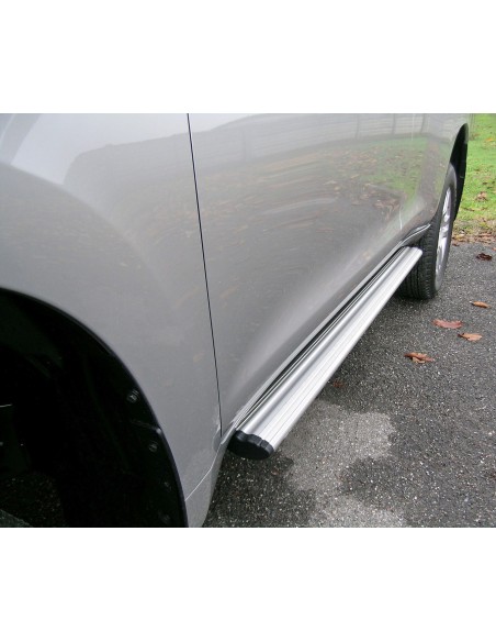 Tubi laterali ovali di protezione alluminio Toyota Land Cruiser 150 5P dal 