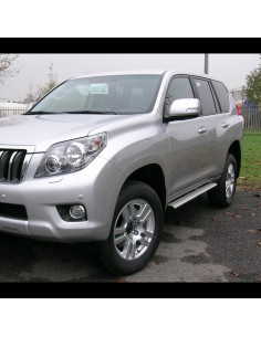 Tubi laterali ovali di protezione alluminio Toyota Land Cruiser 150 5P dal  2