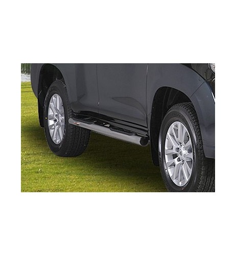 Pedane laterali acciaio inox lucido 70mm Toyota Land Cruiser 150 5P dal 201