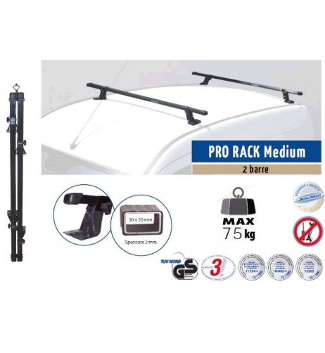 2 Barre portatutto per veicoli commerciali NISSAN P205 Furgone dal 1996