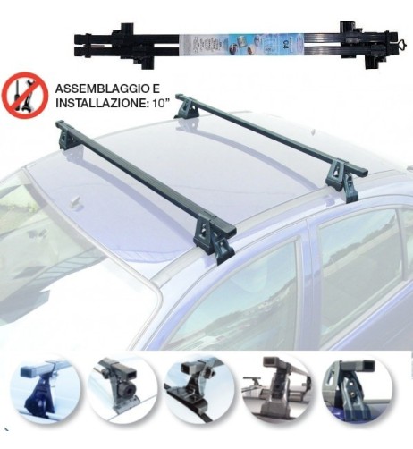 Barre portatutto portapacchi premontate Opel Insignia 4/5p 2009-2017