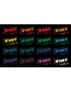 Tabella personalizzabile a Led 12 24v con telecomando Carbon Look 2