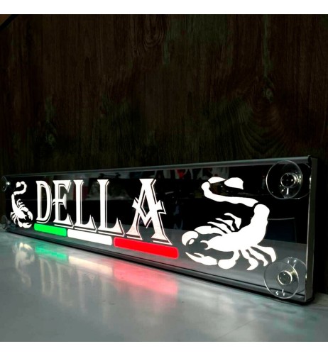 Tabella personalizzabile a Led 12 24v con telecomando Laser Mono Flag
