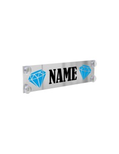 Tabella personalizzabile con sfondo a specchio Mirror UV