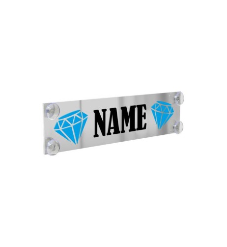 Tabella personalizzabile con sfondo a specchio Mirror UV