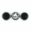 Terminale scarico universale tuning inox triplo dritto 35-62mm TRX/109