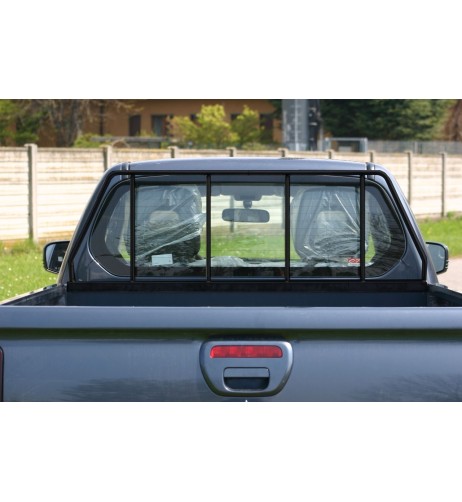 Separatore posteriore cassone protezione vetro Mitsubishi L200 Club Cab 10 